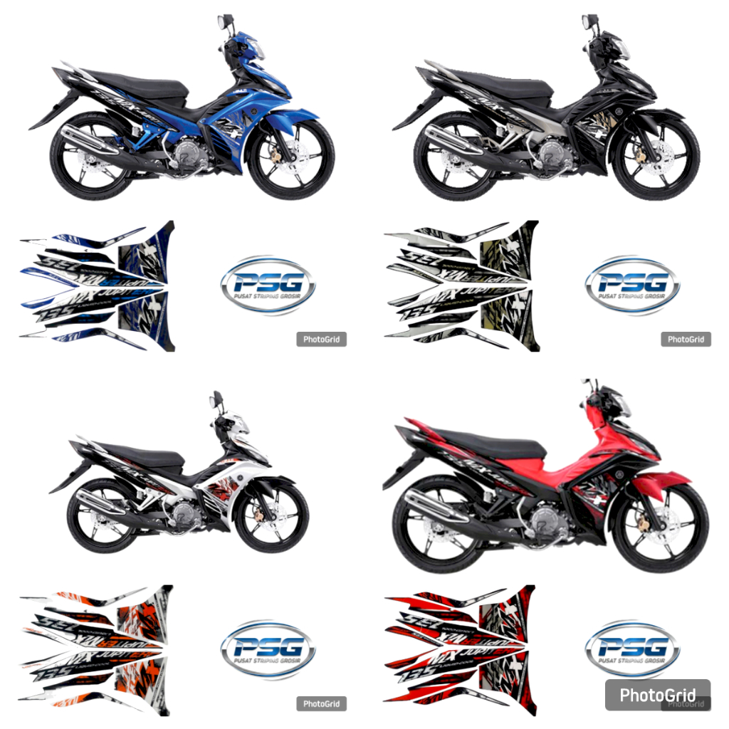 STIKER JUPITER MX 2014 STICKER STRIPING LIS LES BODY MOTOR YAMAHA JUPITER MX 135 2014 2015
