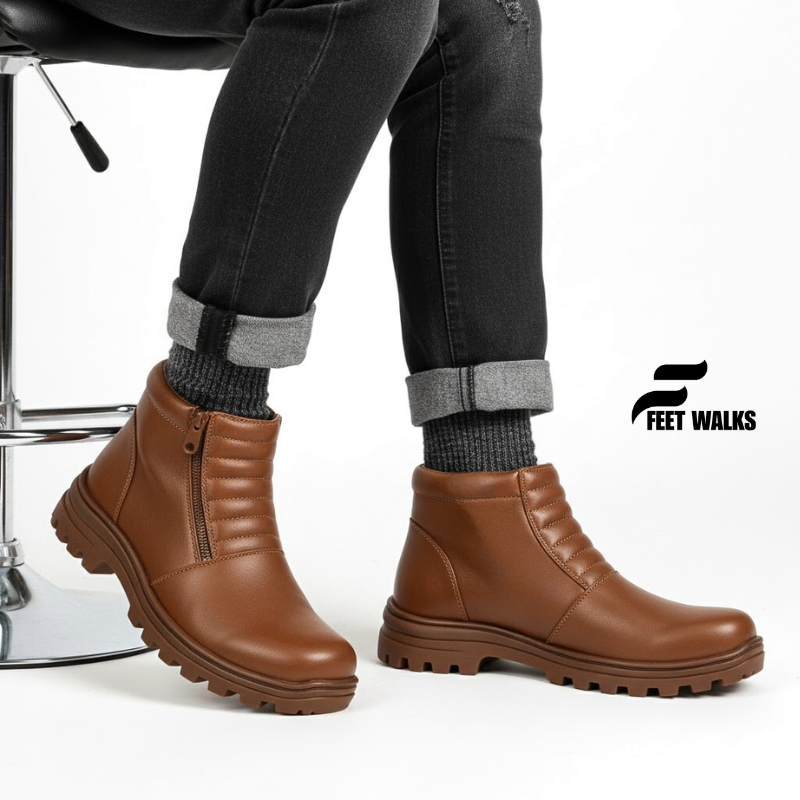 new deals sepatu safety boots pria - sepatu safety ujung besi kerja proyek bangunan