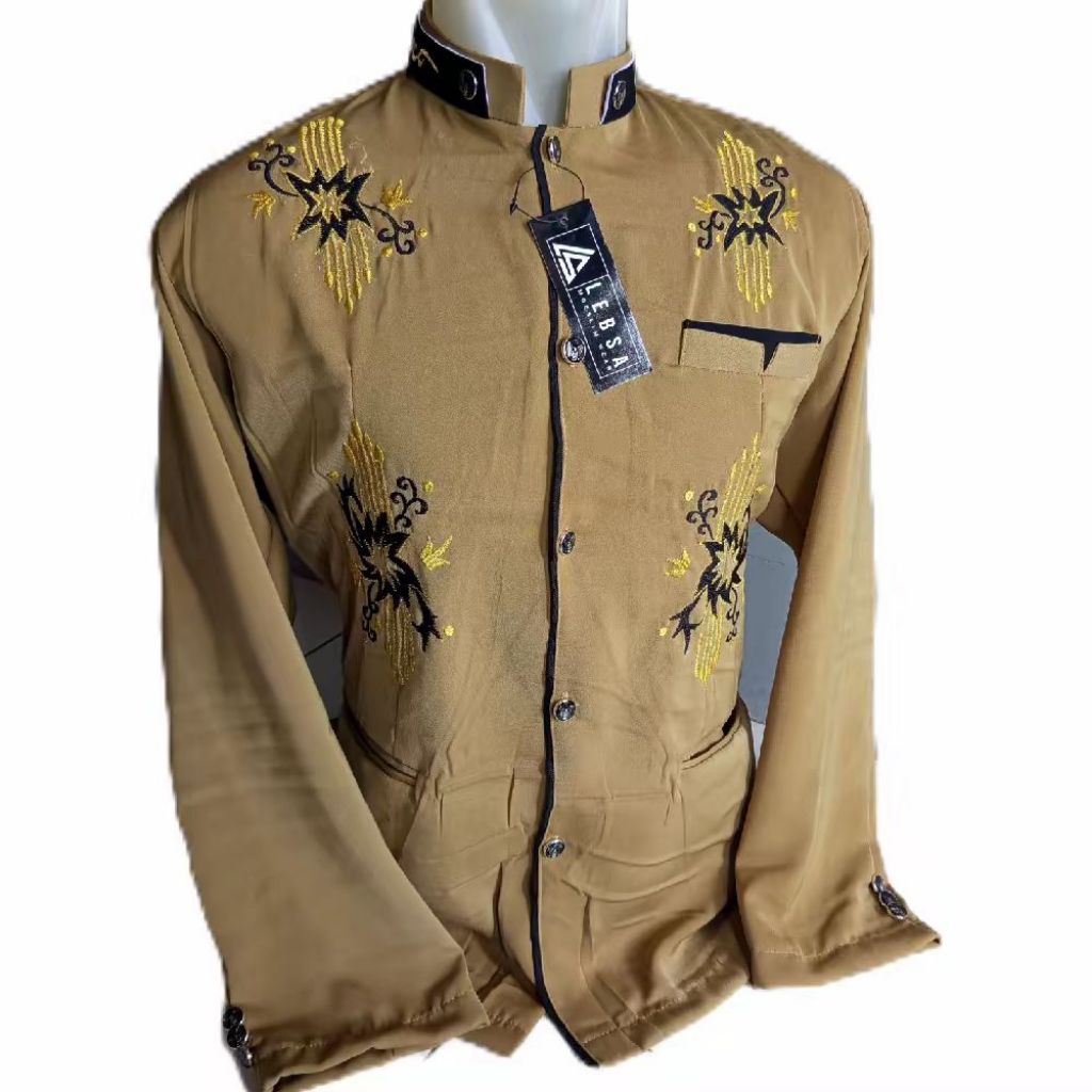 (( ABDULSHOP )) JAS KOKO/JASKO/JASCO/BAJU KOKO/BUSANA MUSLIM PRIA TERBARU 2025 WARNA MOCCA/PEMDA/COK