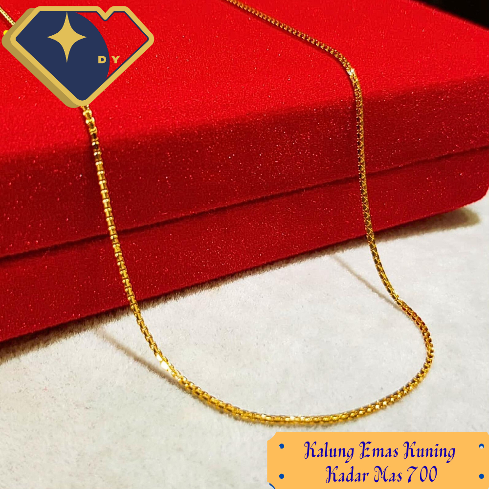 Kalung mas Rantai itali Santa Kadar mas 700