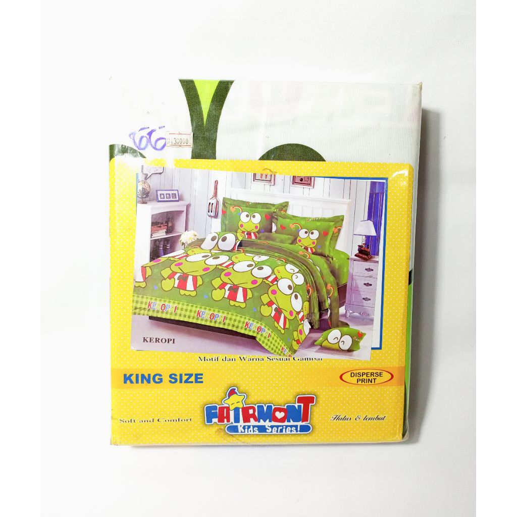 Sprei Fairmont Karakter anak Keropi/uk180x200cm