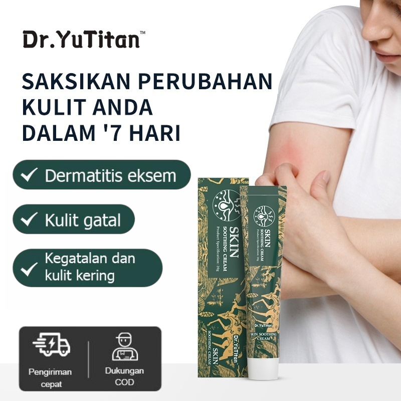 Dr.YuTitan Skin Soothing Cream Krim Pereda Iritasi-Eksim/Dermatitis/Kulit memerah dan membengkak/Gat