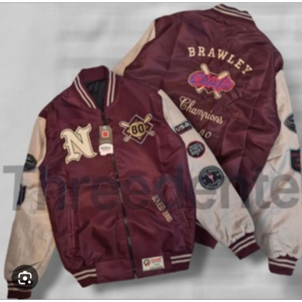 Jaket Varsity Original Bahan Anti Air