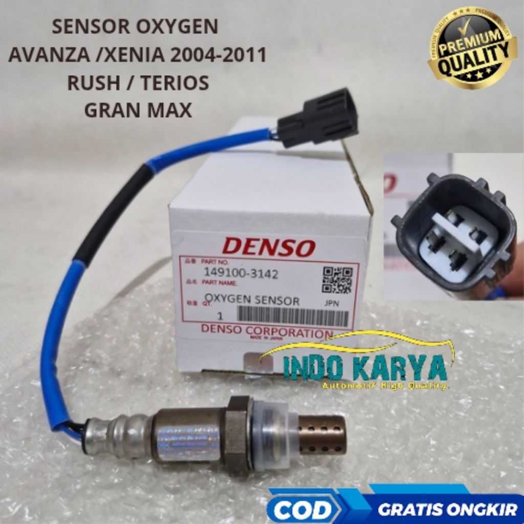 SENSOR OXYGEN AVANZA / XENIA LAMA 2004-2011 / RUSH TERIOS / GRAND MAX SENSOR OKSIGEN 02 TYPE DENSO J