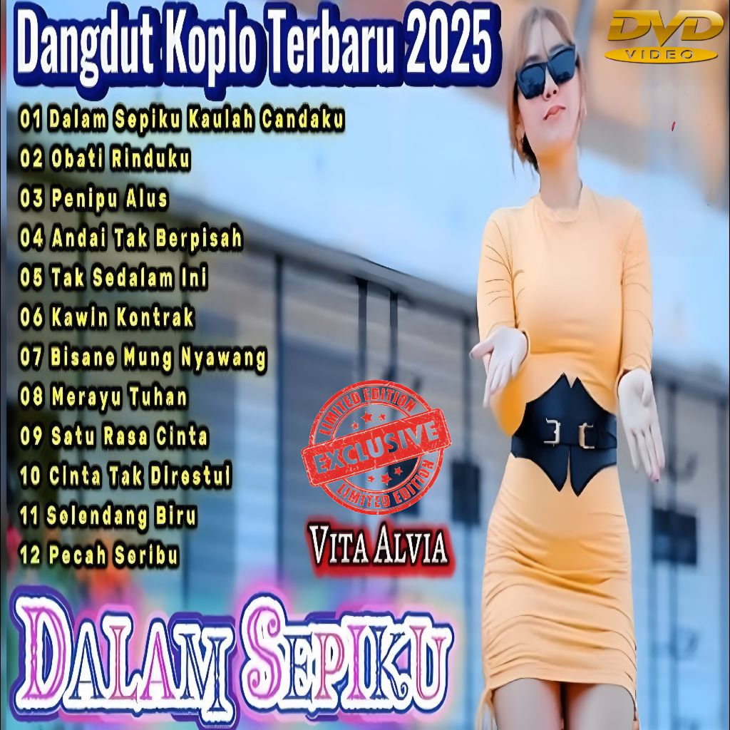 KASET VIDIO MUSIK VITA ALVIA FULL DANGDUT KOPLO - KASET DVD LAGU VITA ALVIA FULL ALBUM - KASET LAGU 