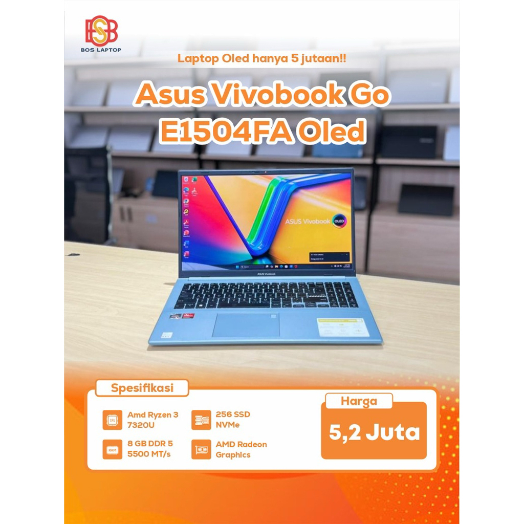 ASUS VIVOBOOK GO E1504FA OLED 8/256 GB