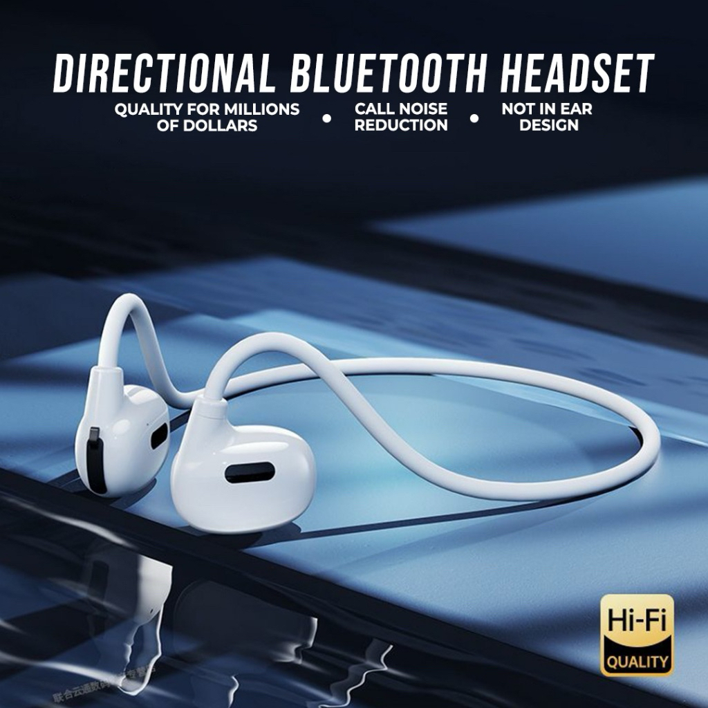 TERLARIS - Matei COD Ear Sport Headset Bluetooth 5.3 Air Bone Conduction IPX5 Gato Pro TWS Air Sport