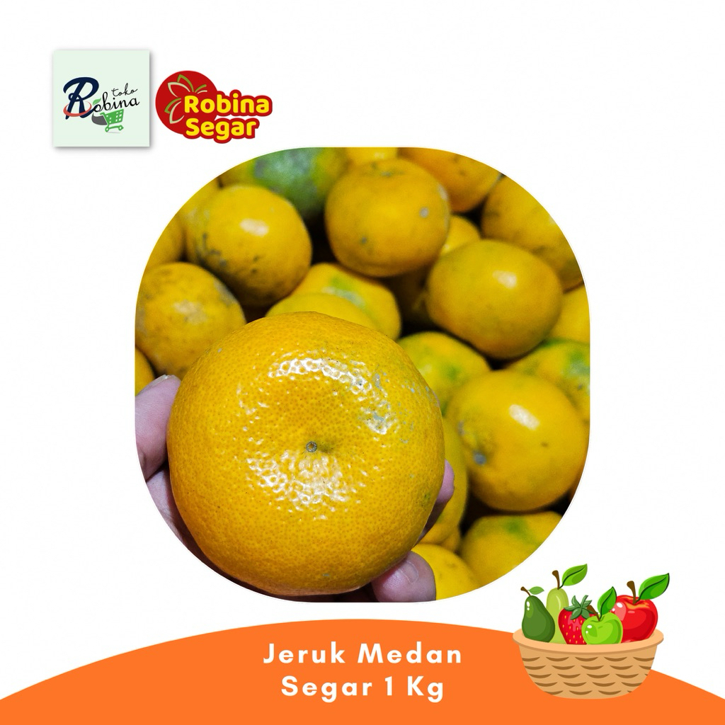 Jeruk Medan Segar 500gr – Manis, Juicy & Fresh Pilihan