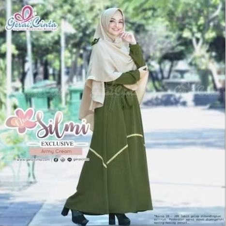 Gamis Silmy Gerai Saffa (Gerai Cinta) SALE%