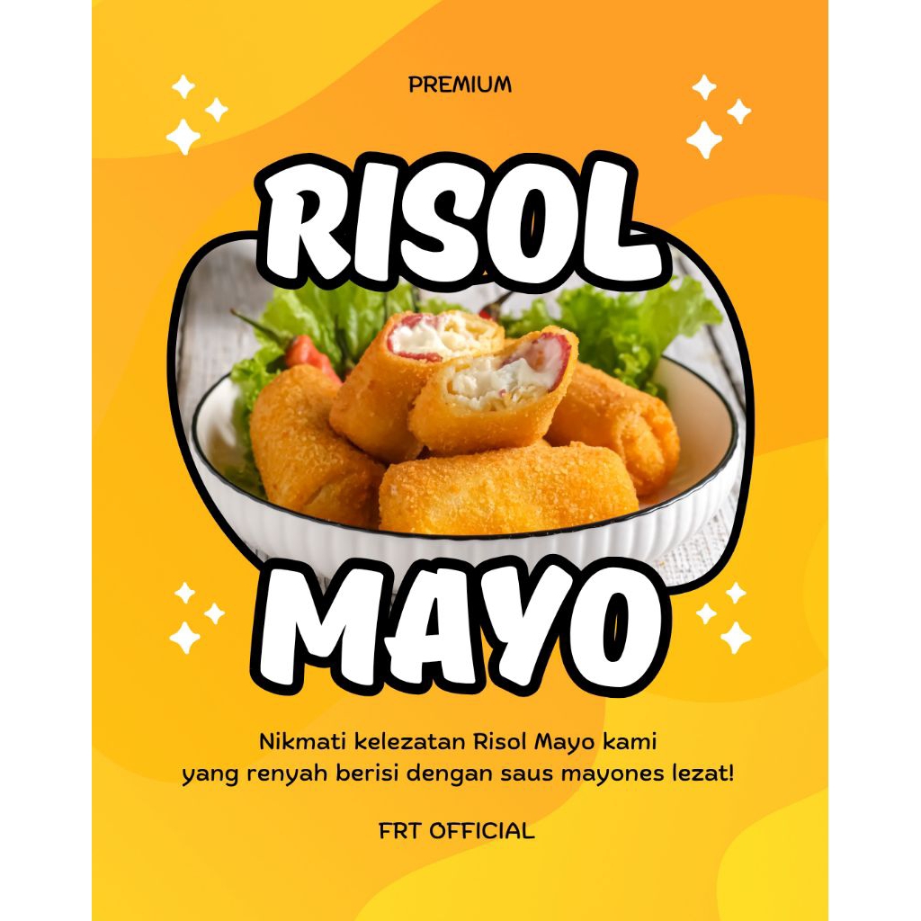 Risol Mayo Premium Isi Sosis & Telur Isi 15