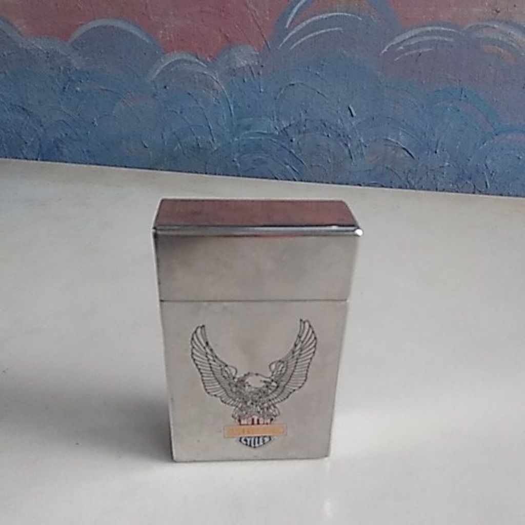 Box rokok harley D steanlissteel