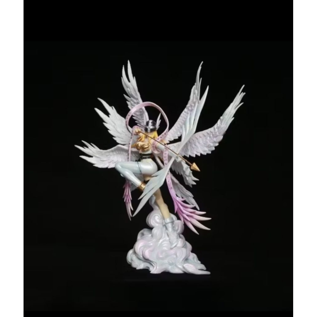 Angewomon Digimon Statue ( SOAR Studio ) 99% good, dus lengkap, Action Figure