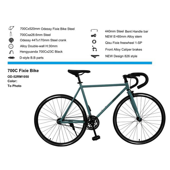 sepeda fixie odessy 1050 rem doltrap sepeda fixie murah bagus