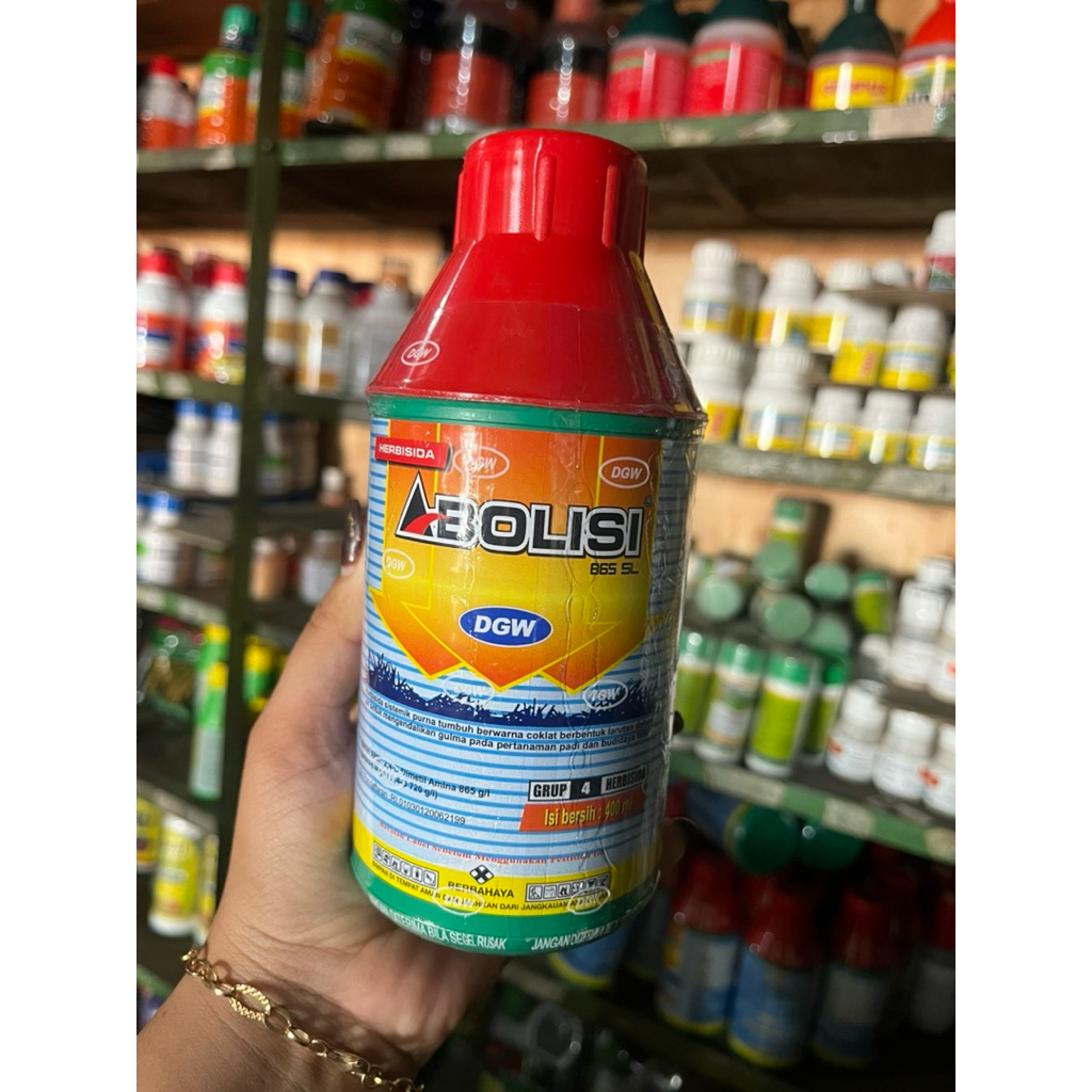 ABOLISI 865 SL 400 ML - PEMBASMI RUMPUT GULMA SELEKTIF DAUN LEBAR DMA GLIFOSAT abolisi