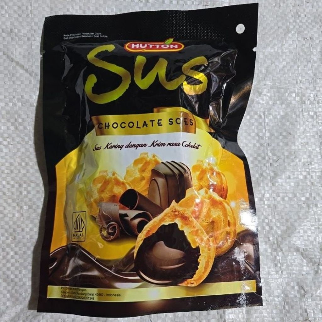 Sus coklat hutton chocolate soes 1 pak ( ECER )
