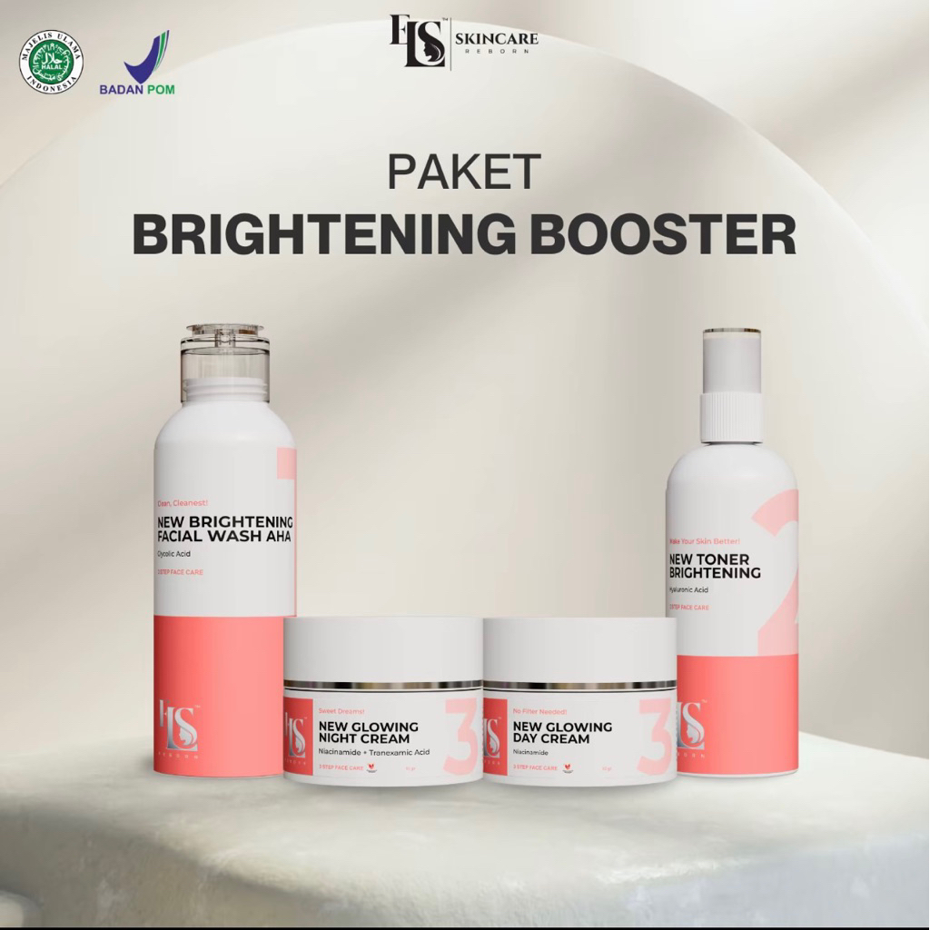 Preloved LS skincare paket new glowing booster