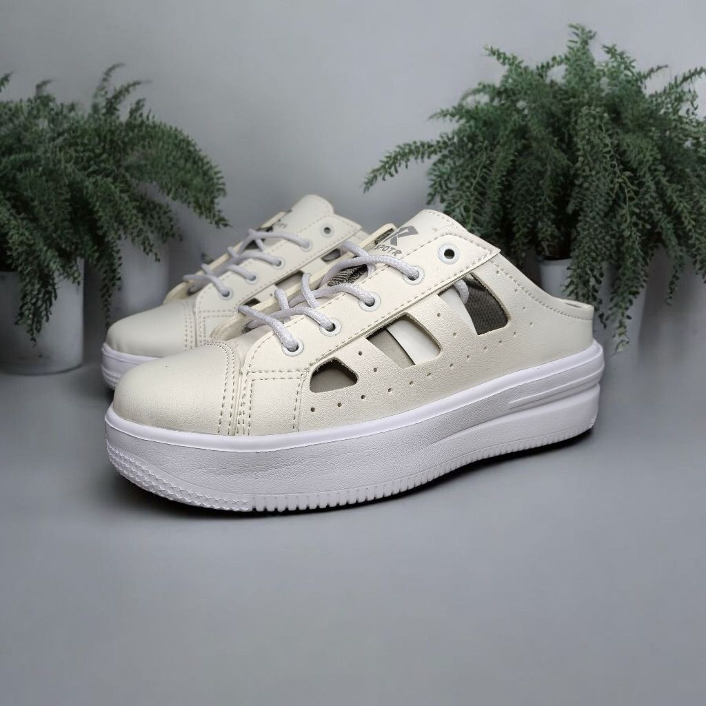 Sneakers Selop Casual Wanita Model Korea – Ringan & Empuk Cocok Dipakai Sehari-hari Size 36-40