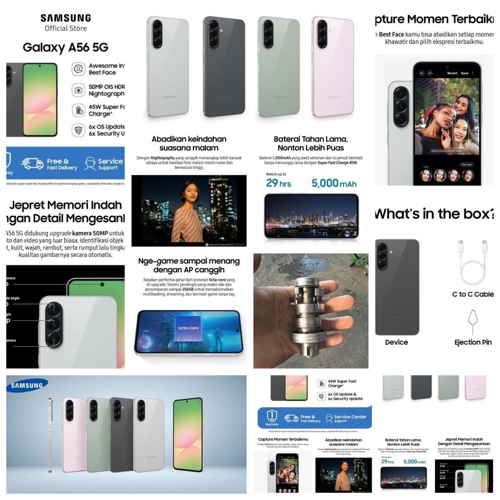 Samsung Galaxy A56 5G Smartphone 8GB 256GB