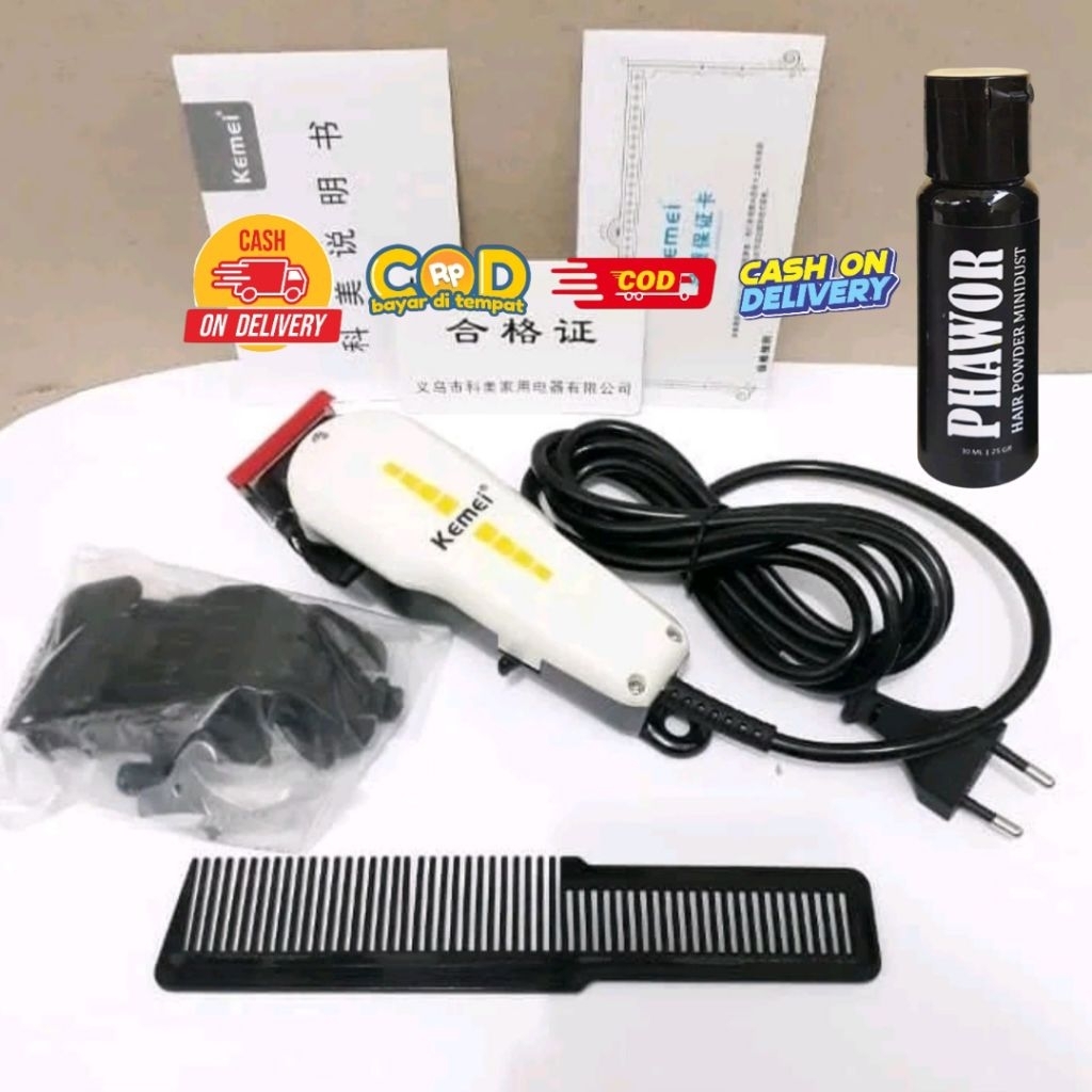 Alat Mesin Cukur Rambut Listrik Original Kemei KM-8821 / Hair Clipper Elektrik Original KM8821