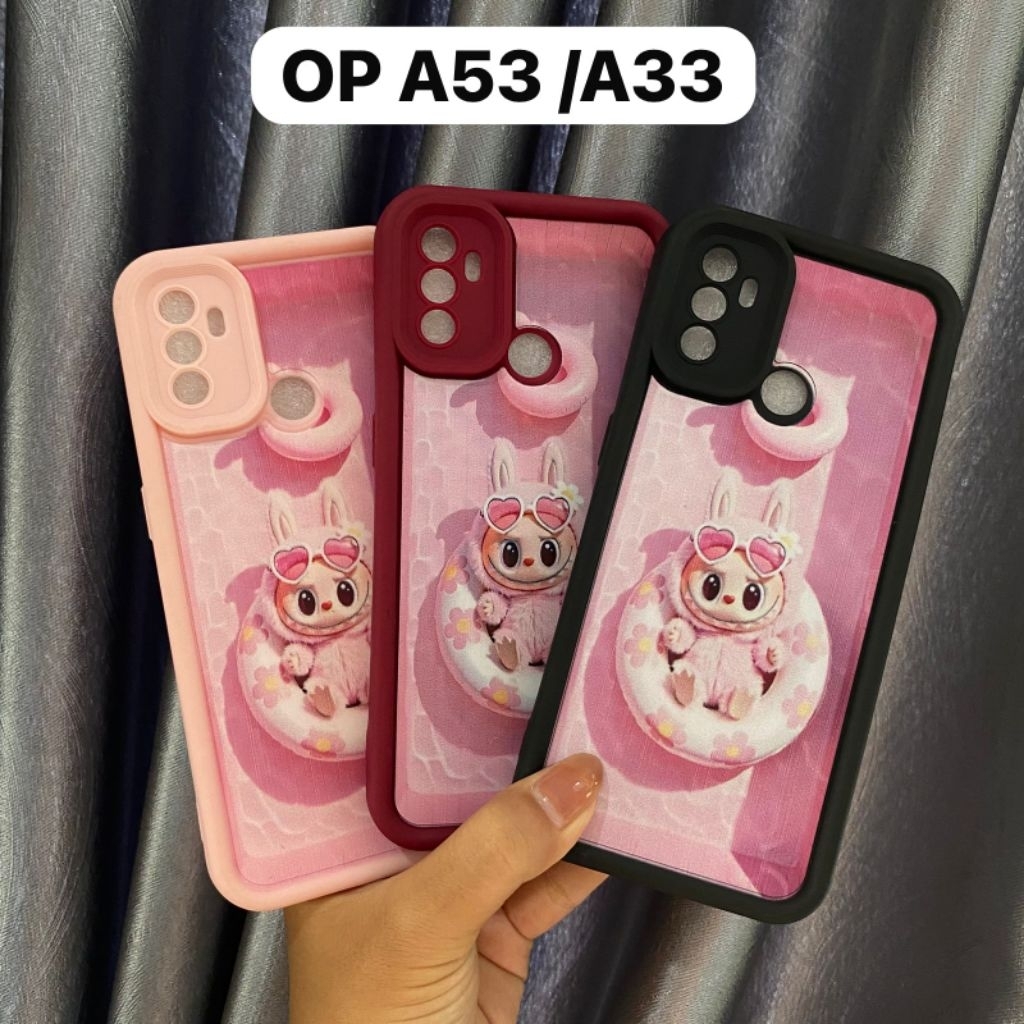 CASING SILIKON MOTIF LABUBU OPPO A53 / A33