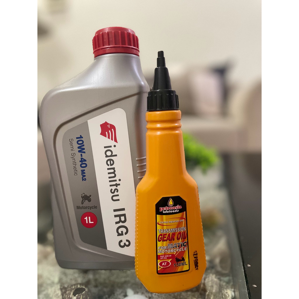 PAKET Oli Idemitsu IRG3 10W-40 & oli gardan