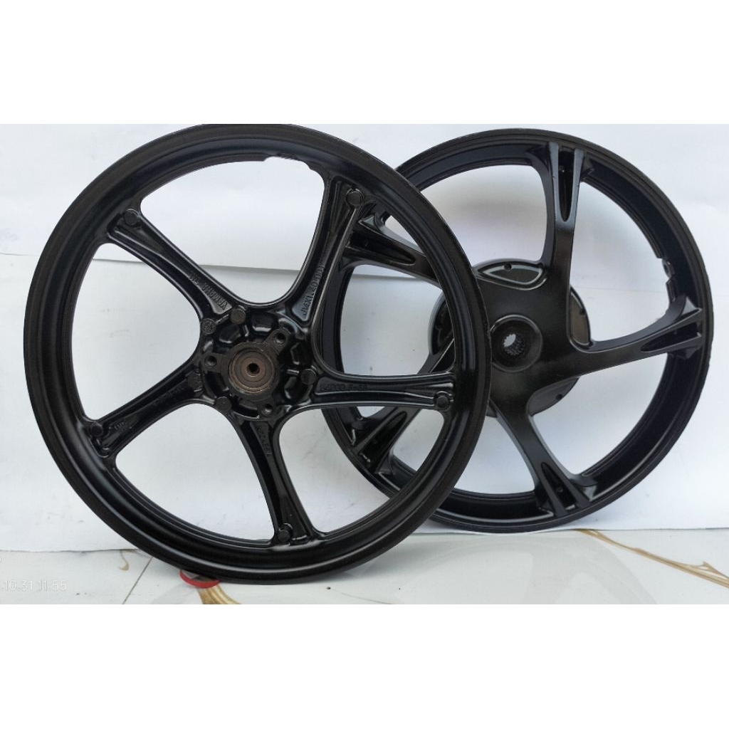 VELG RACING MIO J/ MIO GT ORIGINAL YAMAHA BEKAS DIJAMIN 100% NO MINES TINGGAL PASANG