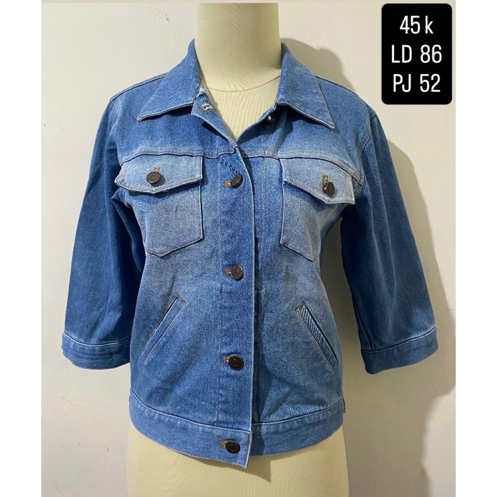 PRELOVED JACKET JEANS WANITA