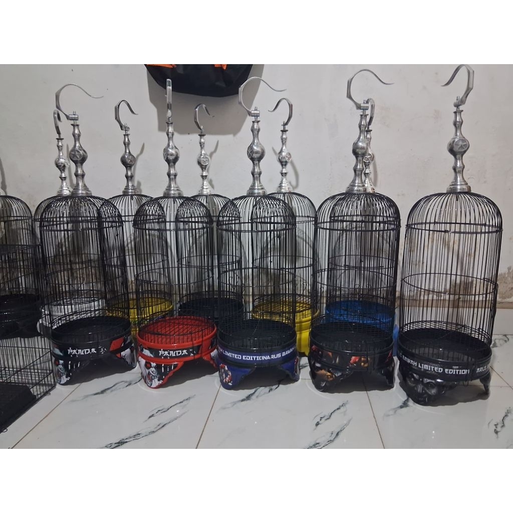 Sangkar / kandang pleci pvc decal tebal