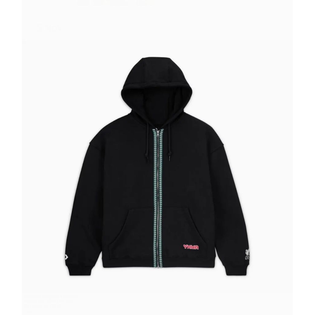 Converse X Liverpool FC Full Zipp Hoodie Black BNWT Resmi Map