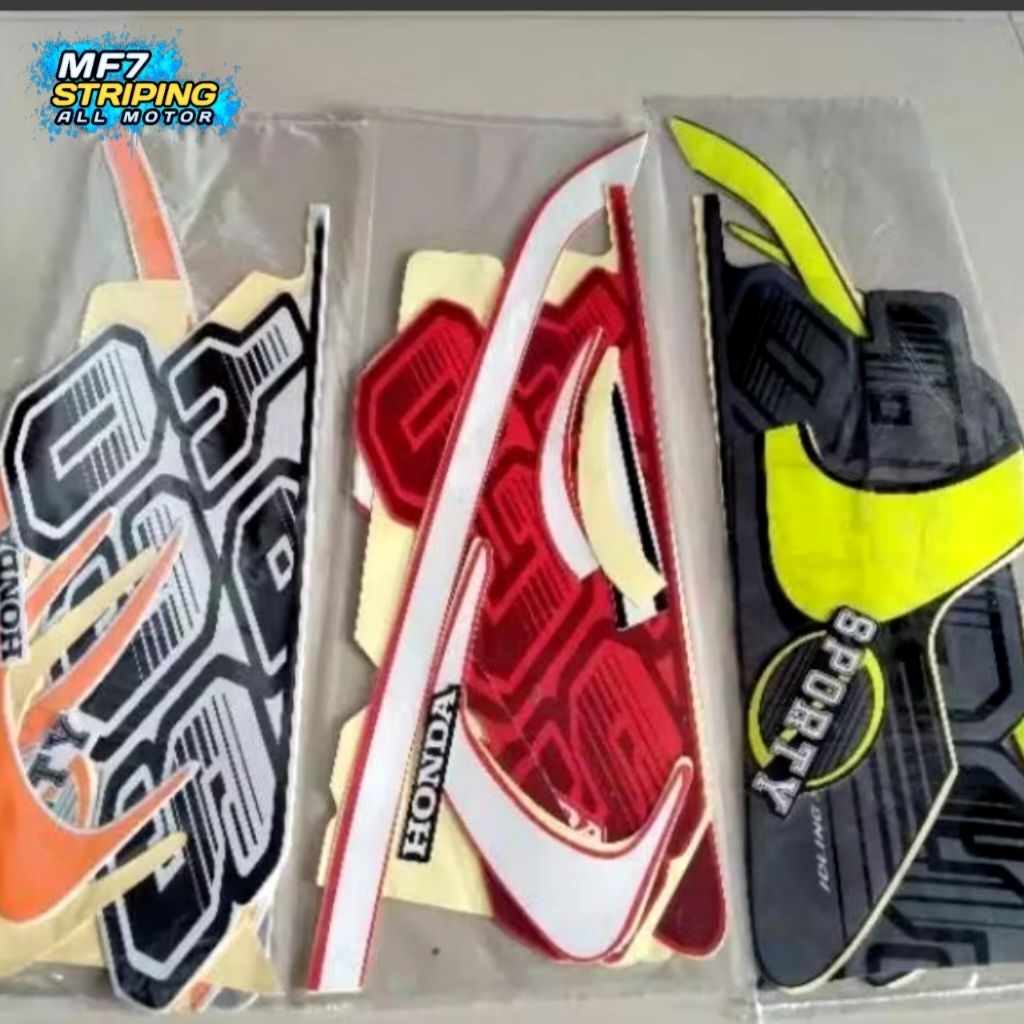 STRIPING SCOOPY 2017 SPORTY ORIGINAL – STIKER BODY SCOOPY ORI HONDA