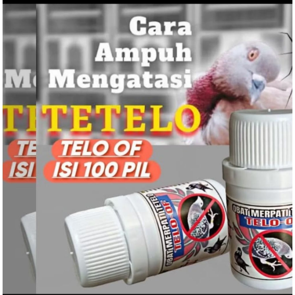 TETELO OF OBAT MERPATI TETELO OF ISI 100 BUTIR paling ampuh sembuh dalam 1 Minggu nutribird tengo te