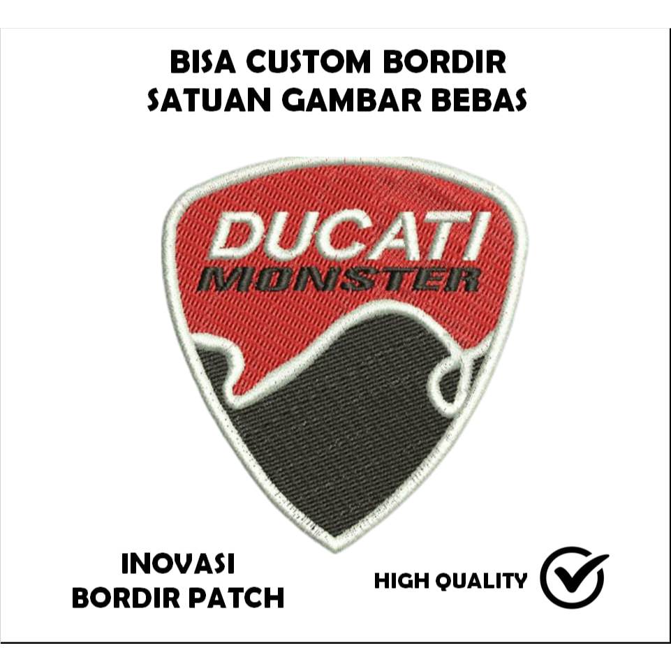PATCH BORDIR LOGO DUCATI TESTIMONI-IBP