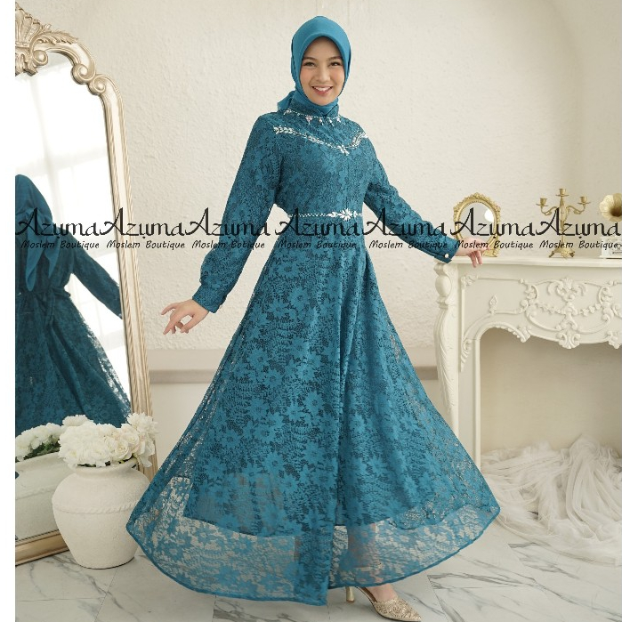 Gamis Burkat Full Payet Gamis Burkat Mode Payung Gamis Burkat Premium 2025