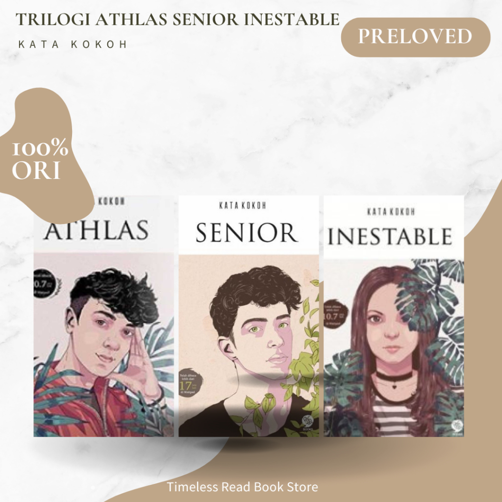 Best Seller Wattpad Trilogi Athlas Senior Inestable Preloved Original Like New