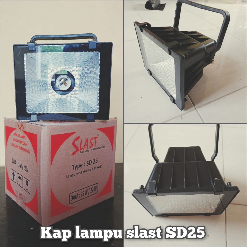 kap lampu sorot taman slast komersial SD 25 fiting standar e27