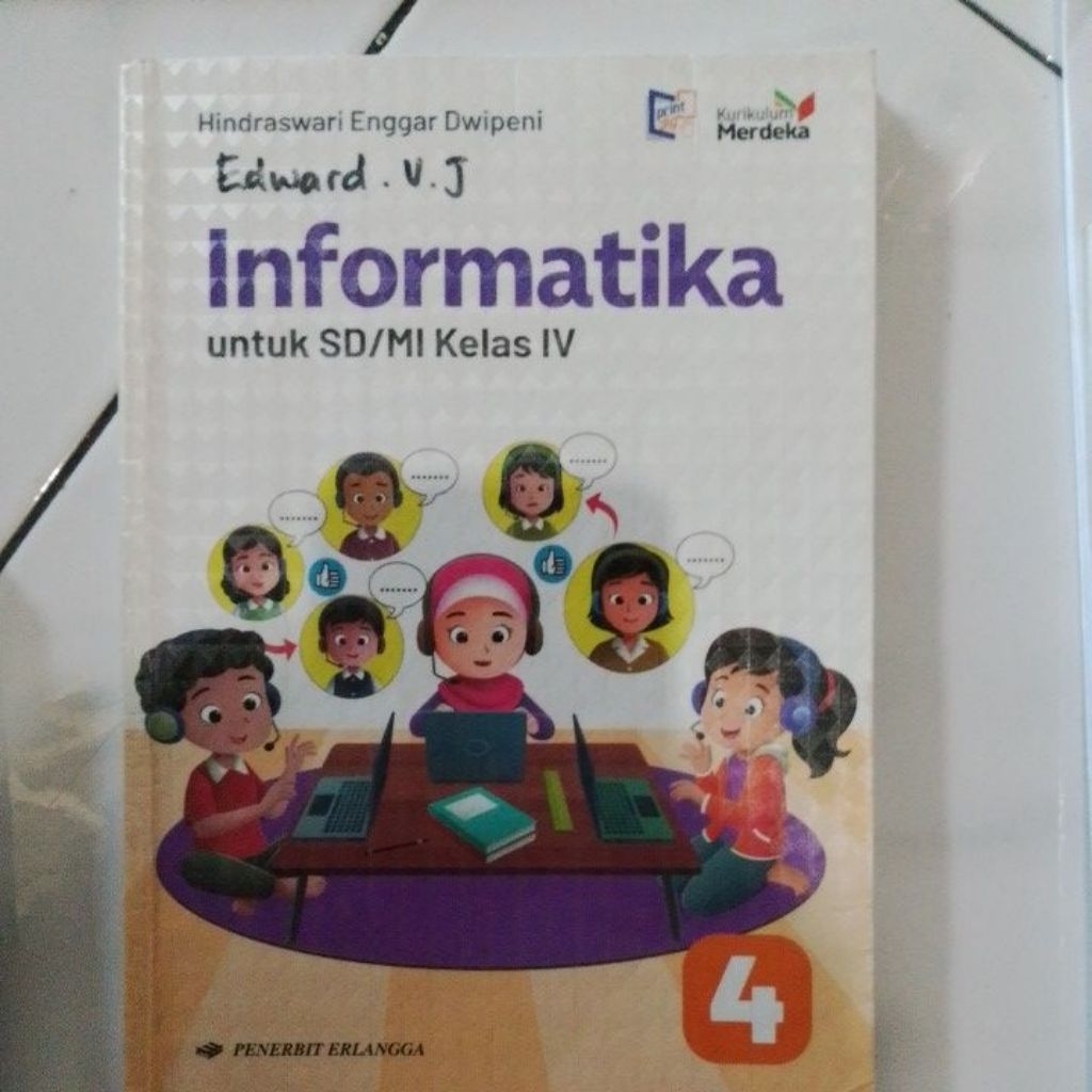 informatika kelas 4 kurikulum merdeka erlangga