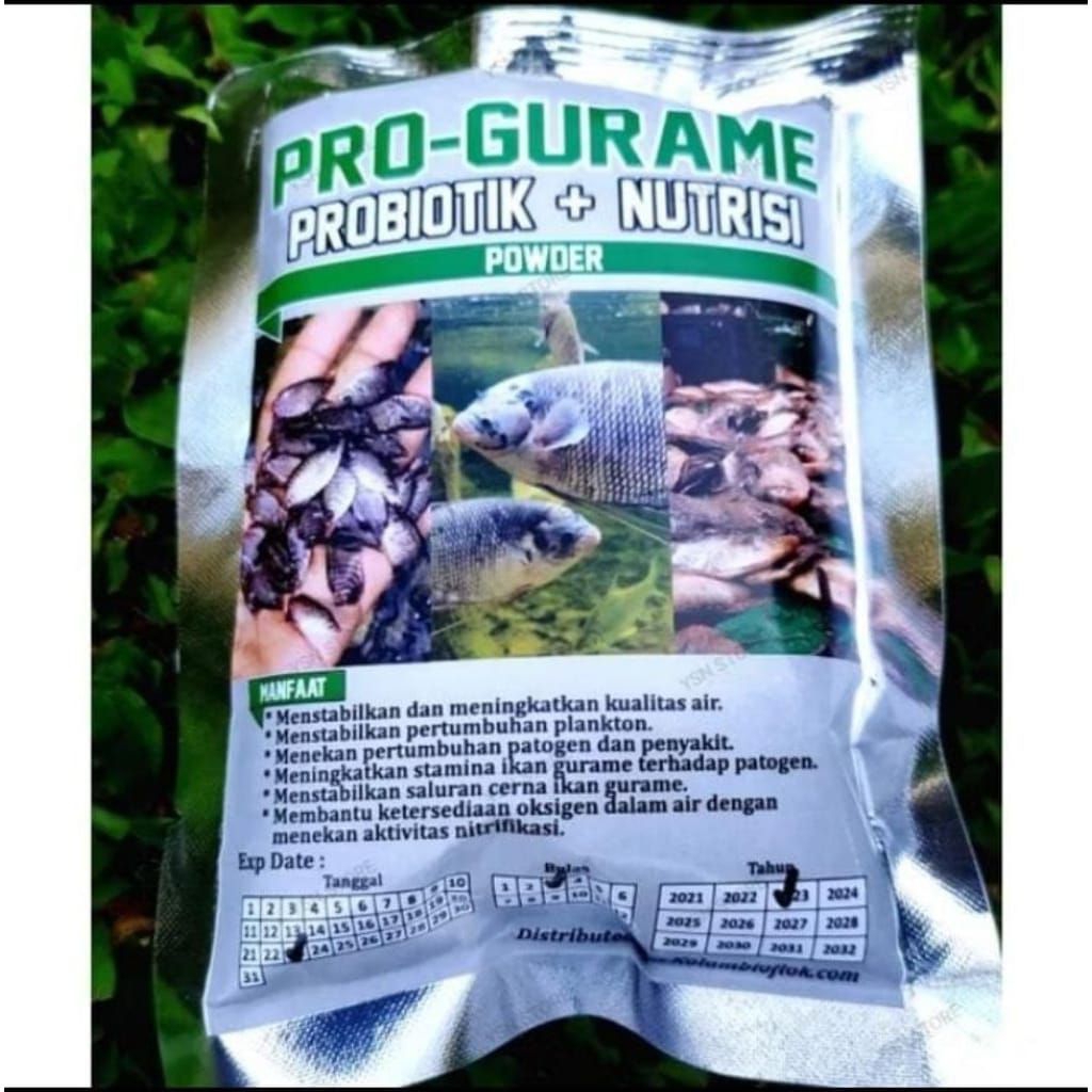 Termurah Probiotik ikan Gurame Pro Gurame 1 Sachet 100 gram.