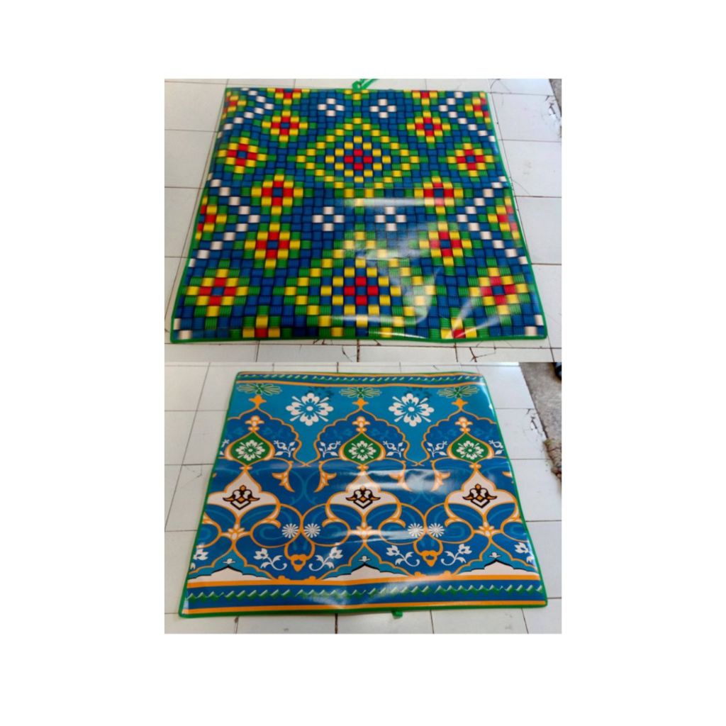 Tikar Karpet Spon Evamat   Ukuran ± 120 x 120 Cm