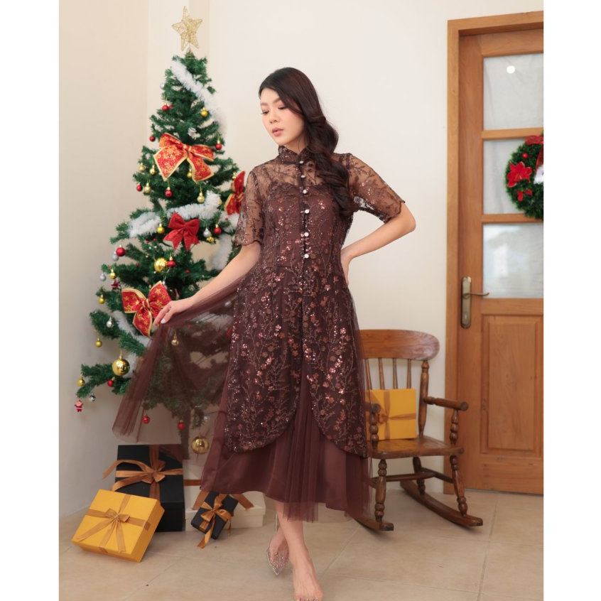 Louisa Dress by Miss Nomi - Dress Pesta - Dress Natal I Dress Kondangan