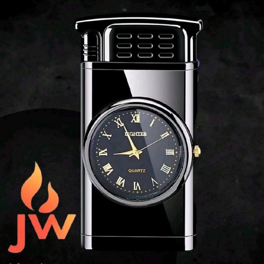 023 Korek Api Bara Las Dengan Jam LED