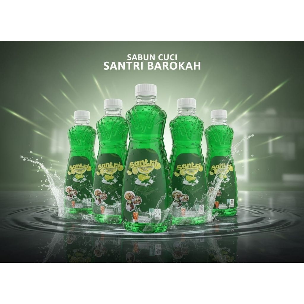 Sabun Cuci Piring Santri 450 ml - Sabun Pencuci Piring