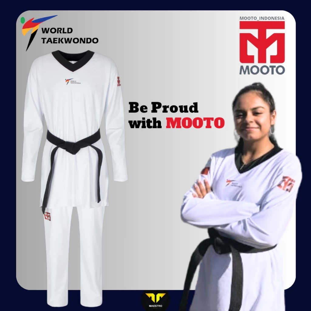 MOOTO "Extera PRO" S2 TKD Uniform (Seragam Taekwondo) - WT Approved