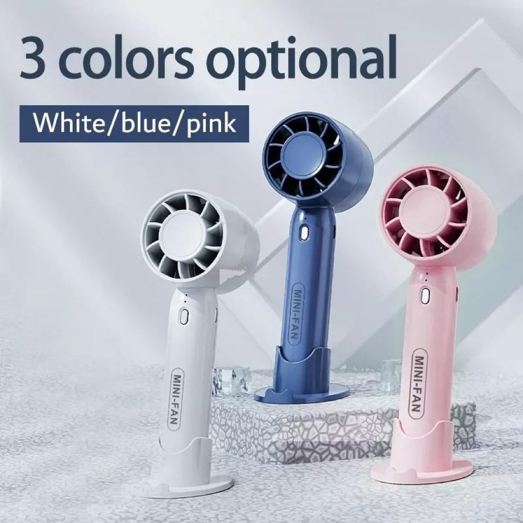 Kipas Angin Portabel MINI FAN - Portable Mini Fan - USB Rechargeable - Kipas Angin tangan - Kipas ta