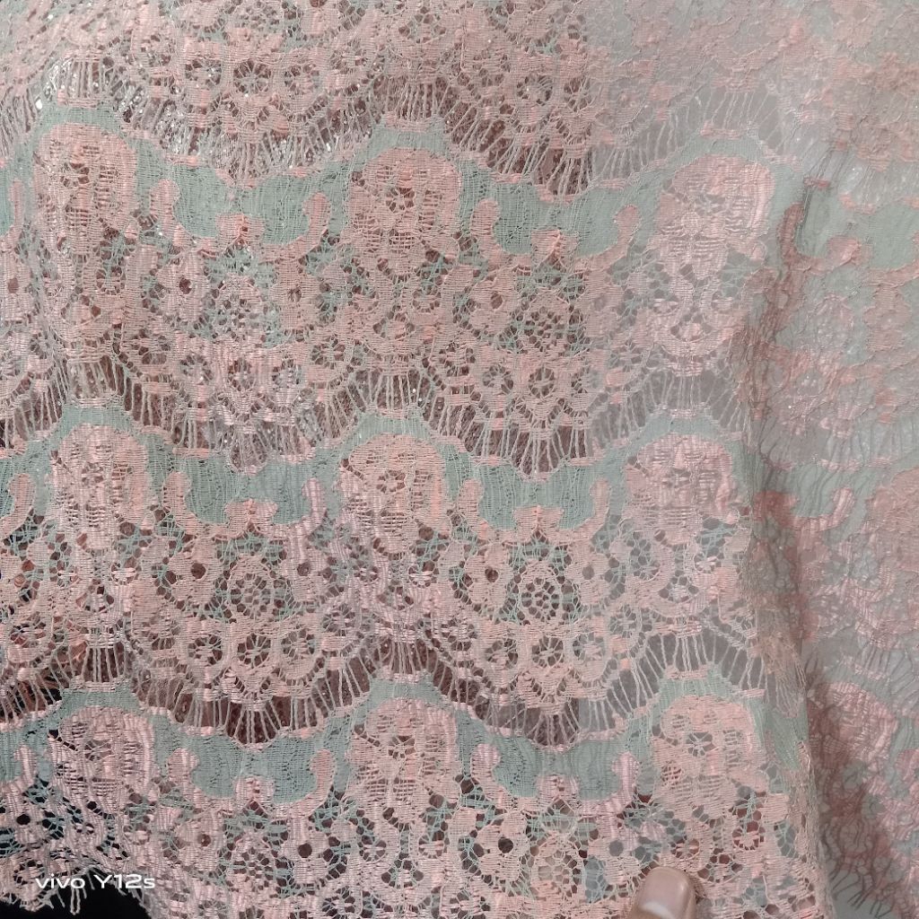 Kain Brokat Renda / Harga / 0.5m / Kain Brokat Renda Meteran / Bahan Brokat Renda / Bahan Brokat Ren