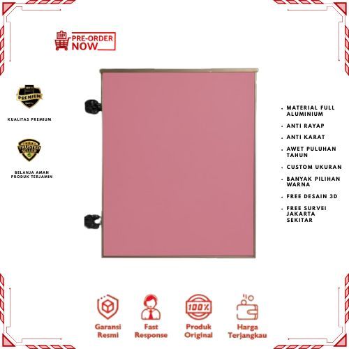 Pintu kolong dapur custom aluminium/pintu kitchen set/pintu penutup kitchen set bawah