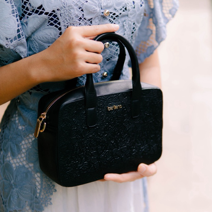 Berliano | Tas Kulit Wanita | RETTA BAG | GOLD SHINY | tas sling Bag