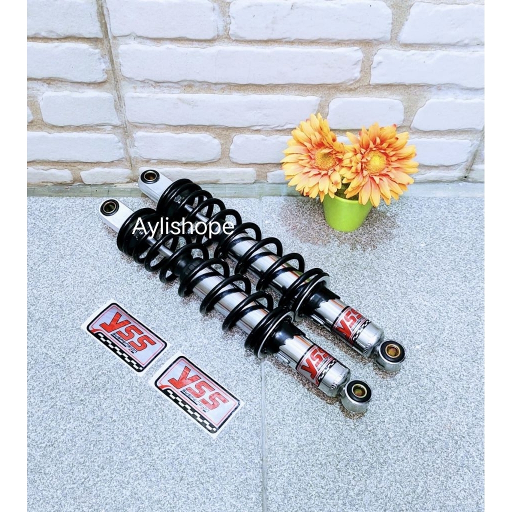 SHOCK BELAKANG NON TABUNG 280-340MM FREE STIKER YSS.340-SUPRA X 125,SUPRA LAMA, KHARISMA, REVO, REVO
