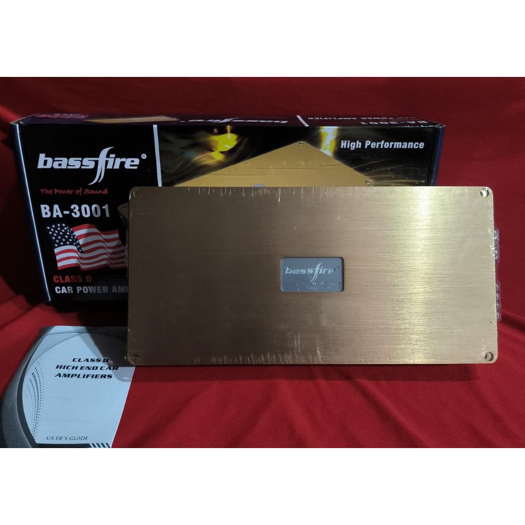 Power amplifier monoblock Bassfire BA-3001 CLASS Di high performance 3000Vmax