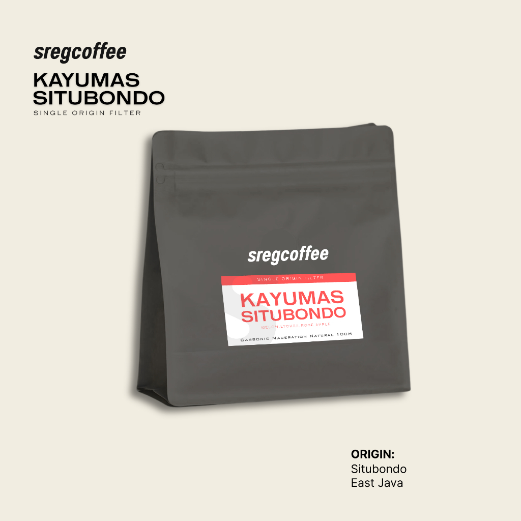 Sreg Coffee - Kayumas Situbondo | Biji Kopi Arabika Single Origin Filter | Carbonic Maceration Natur