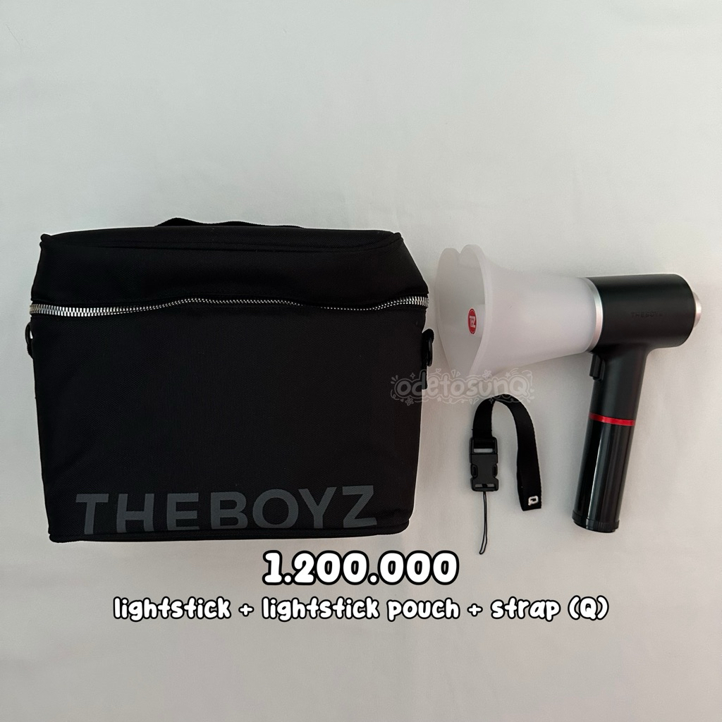 read description  lightstick the boyz with lightstick pouch and strap (Q ver)